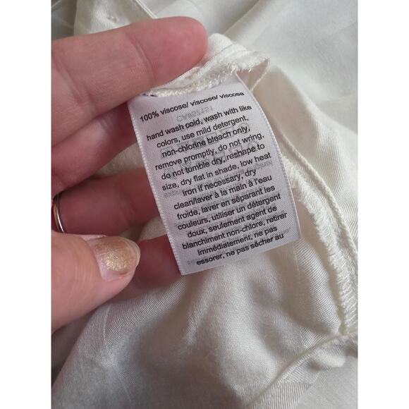 ✨ TOMMY HILFIGER White Viscose Blouse – Size S ✨ - Picture 5 of 7